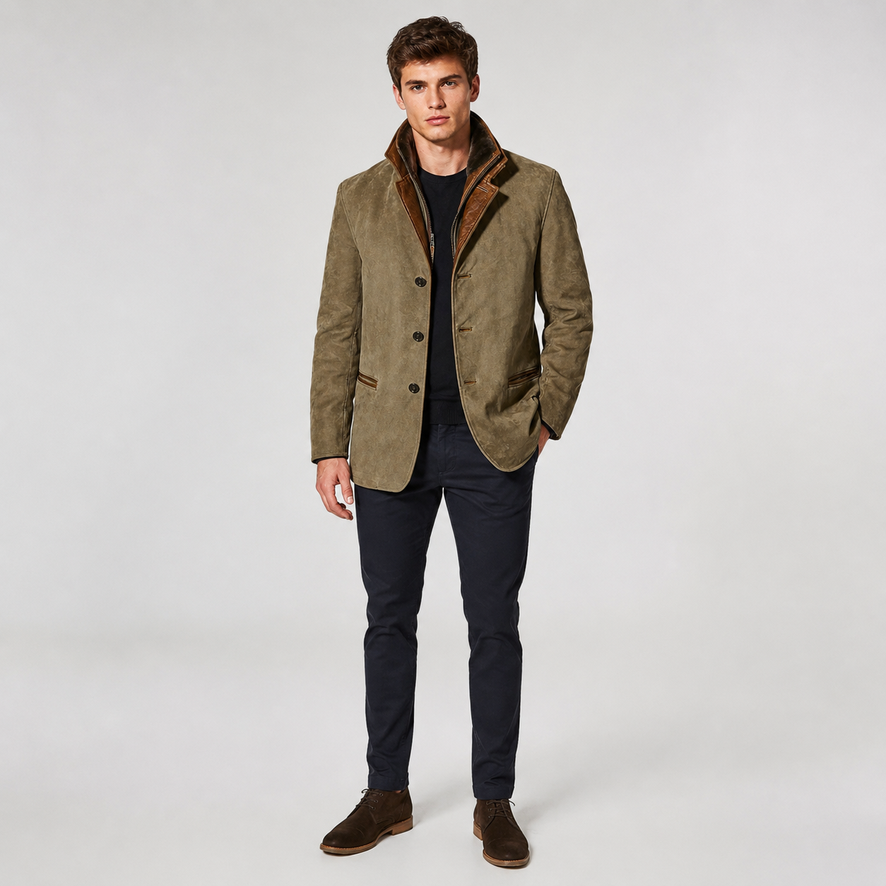Chaqueta de hombre de estilo atemporal