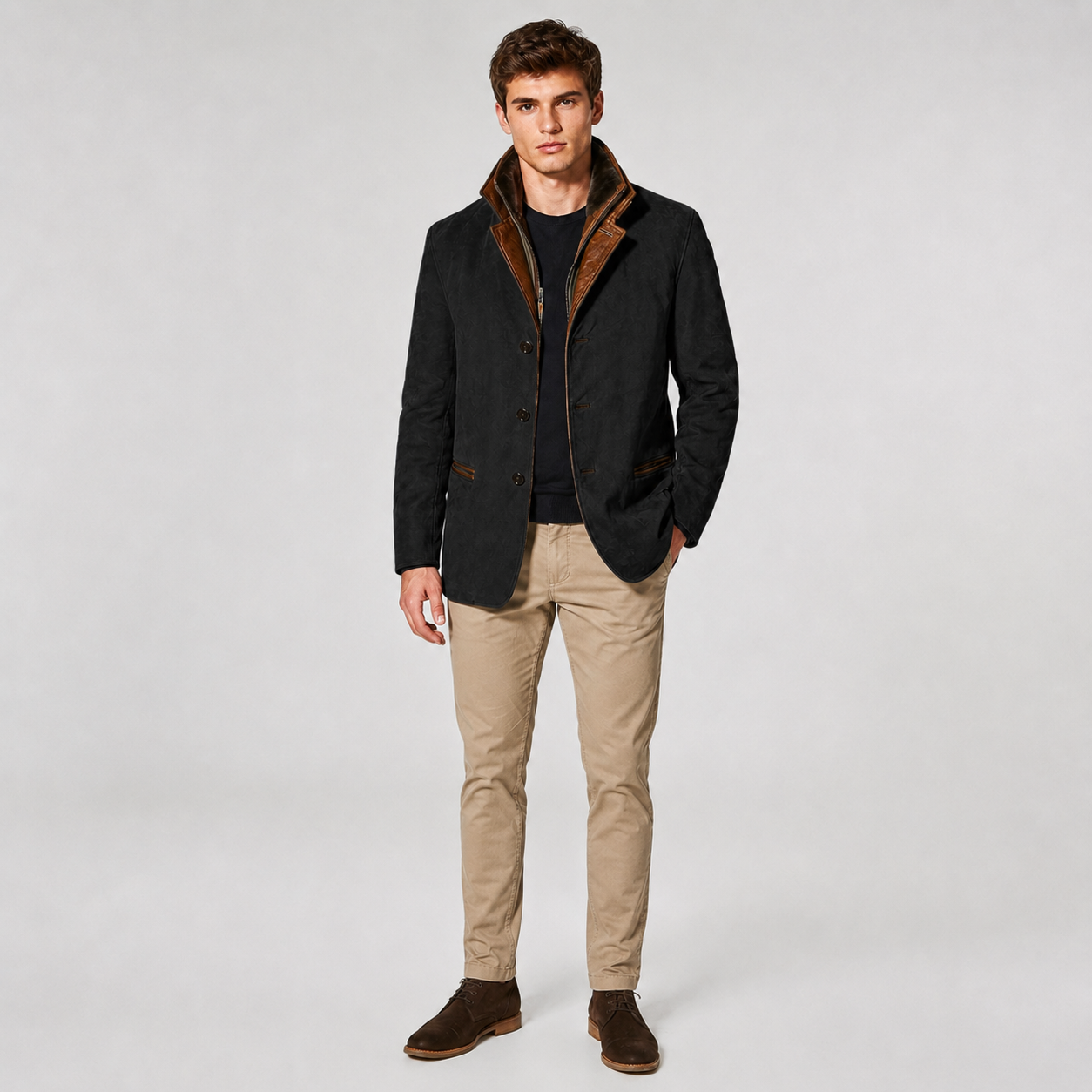 Chaqueta de hombre de estilo atemporal
