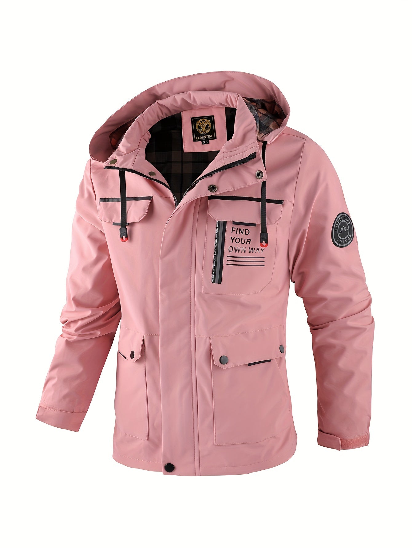 Chaqueta de hombre estilo utility con capucha