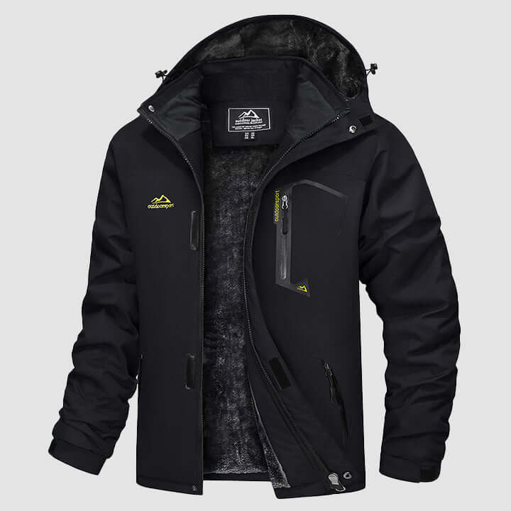 Chaqueta de invierno cálida para hombre - Chaqueta de esquí impermeable