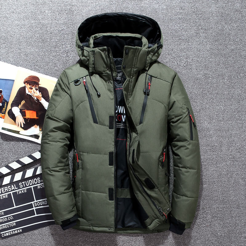 Chaqueta de Invierno Impermeable para Hombre, CÁLIDA y Resistente