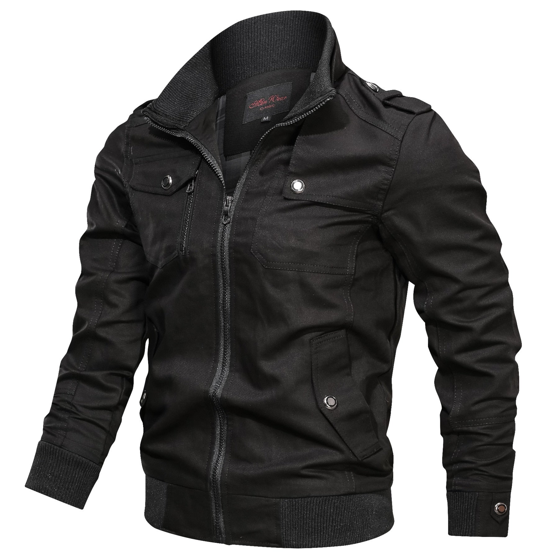 Chaqueta de invierno militar para hombre - Una chaqueta cortavientos