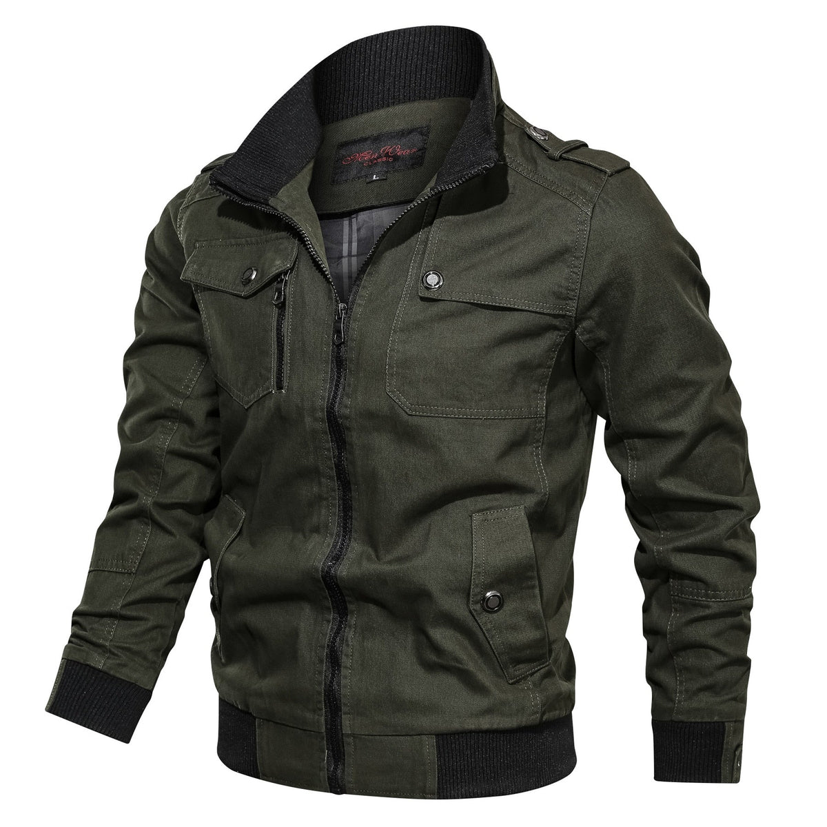 Chaqueta de invierno militar para hombre - Una chaqueta cortavientos