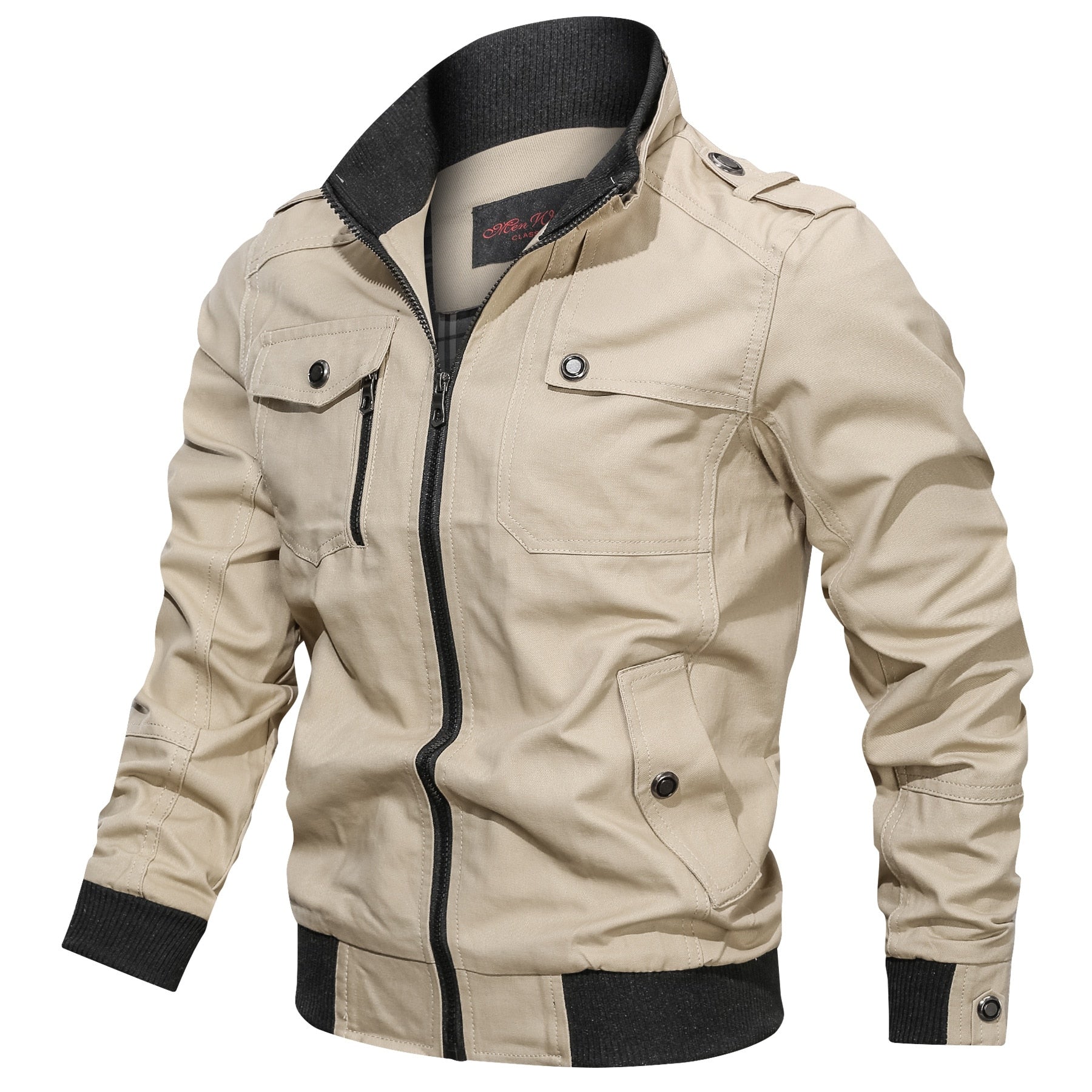 Chaqueta de invierno militar para hombre - Una chaqueta cortavientos