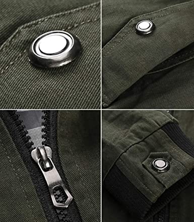Chaqueta de invierno militar para hombre - Una chaqueta cortavientos
