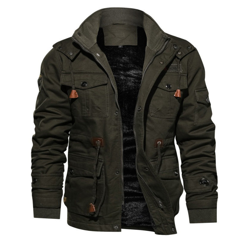Chaqueta de Invierno para Hombre con Forro Polar - Chaqueta Cálida y Elegante