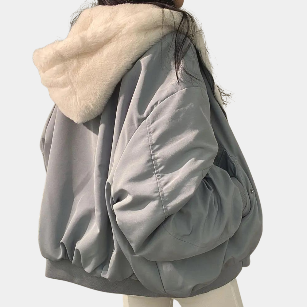 Chaqueta de Invierno para Mujer de Tejido Suave y Cálido con Corte Cómodo