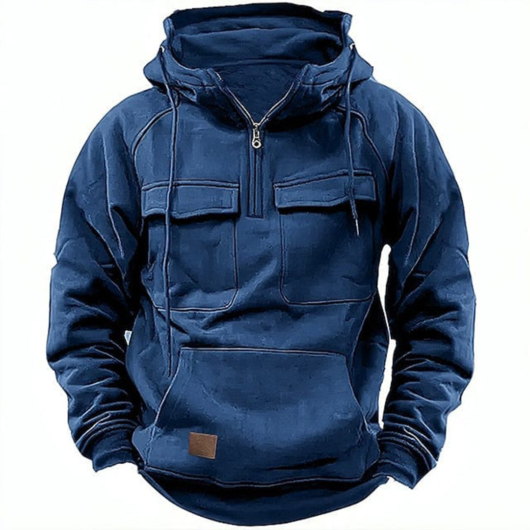 Chaqueta de moto retro para hombre con estilo rudo y comodidad diaria