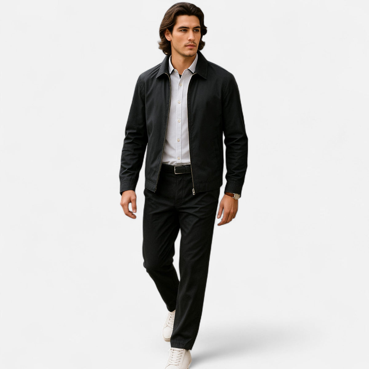 Chaqueta de negocios para hombre con corte elegante para primavera