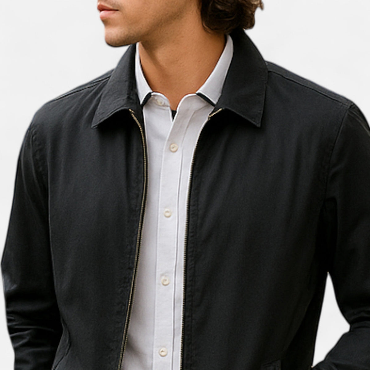 Chaqueta de negocios para hombre con corte elegante para primavera