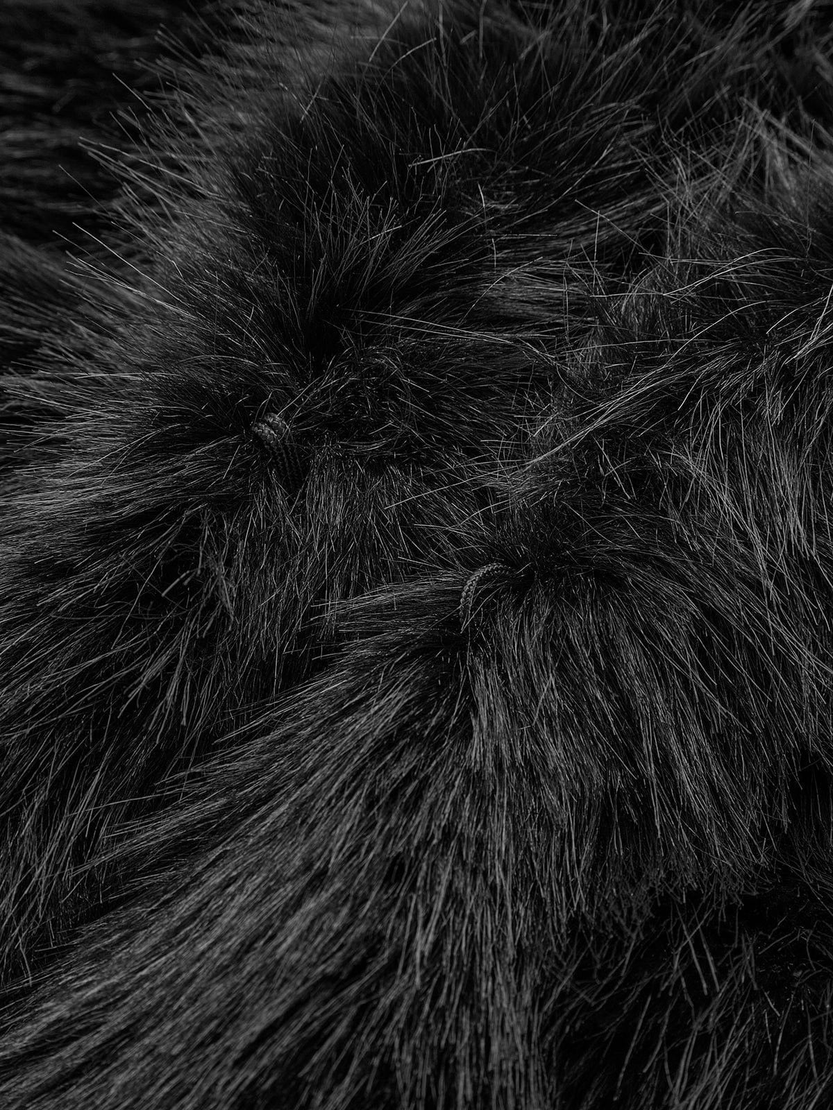Chaqueta de pelo oversized para mujer