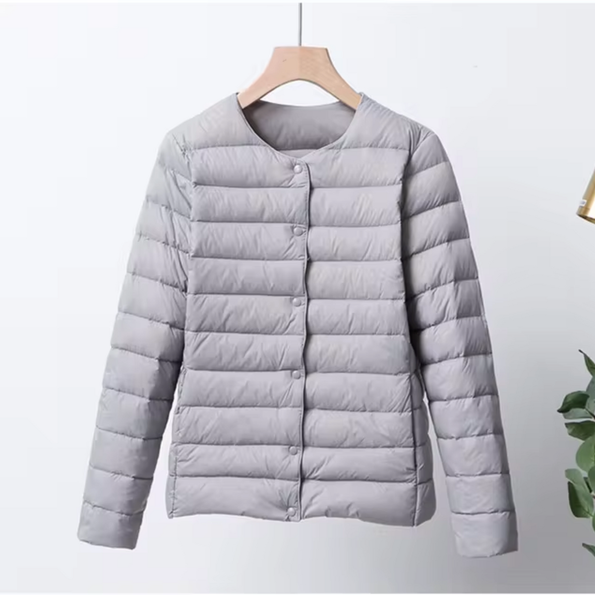 Chaqueta de plumón ligera para mujer: cálida, ultrafina y a la moda
