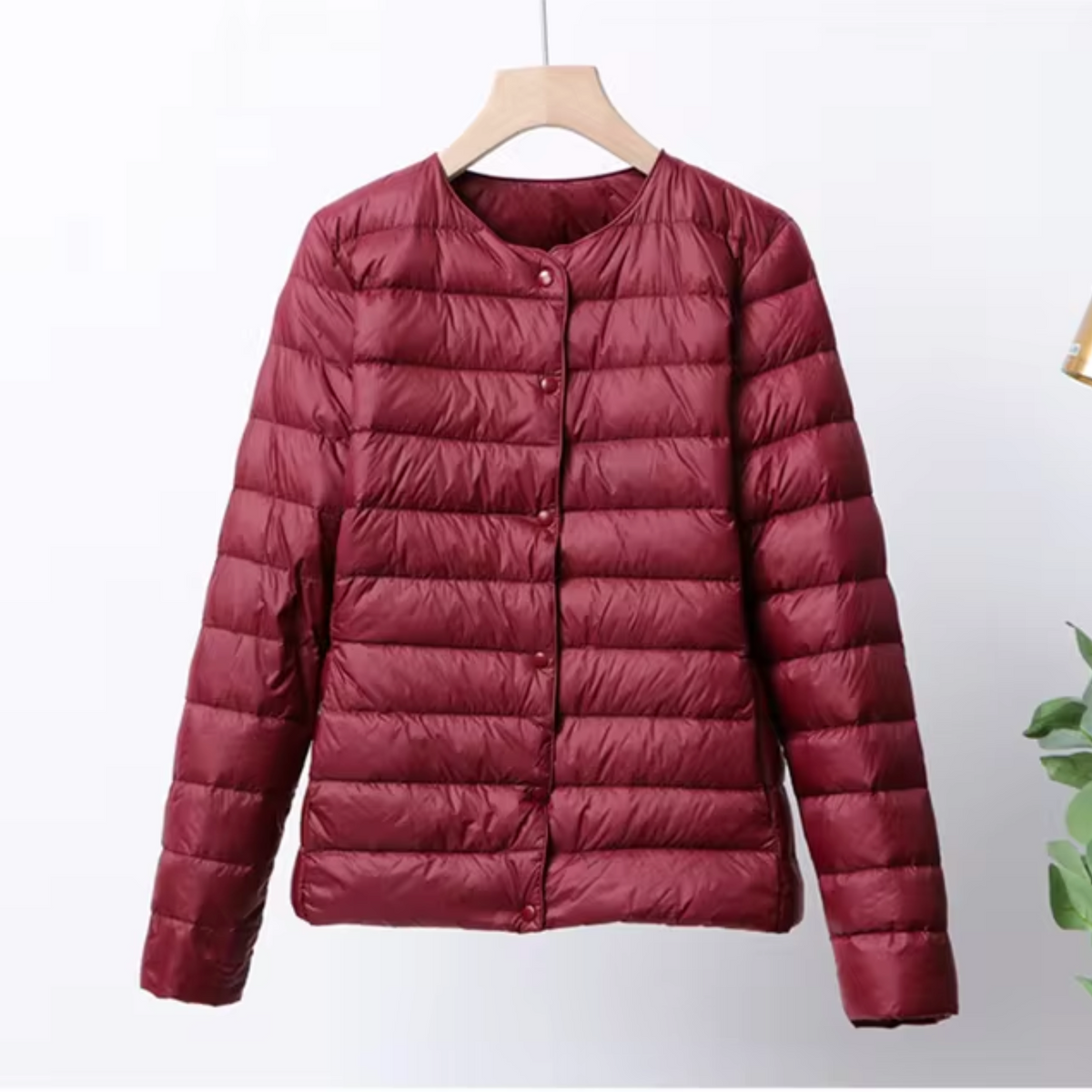 Chaqueta de plumón ligera para mujer: cálida, ultrafina y a la moda