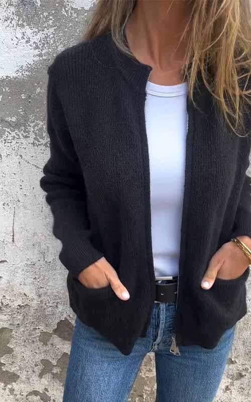 Chaqueta de punto cómoda