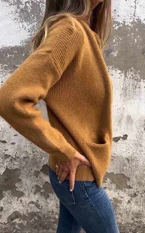 Chaqueta de punto cómoda