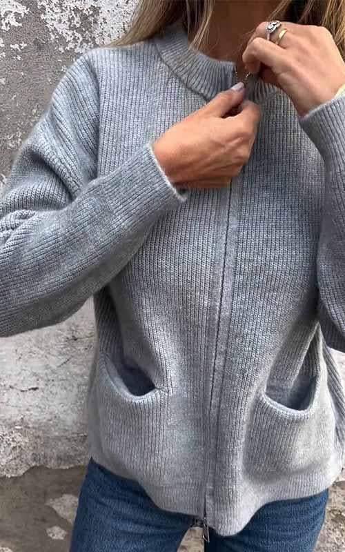 Chaqueta de punto cómoda