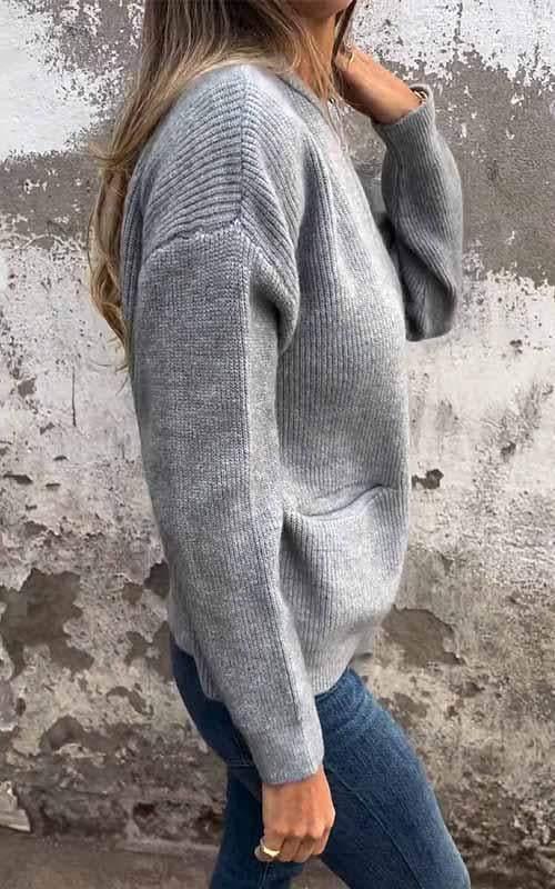 Chaqueta de punto cómoda