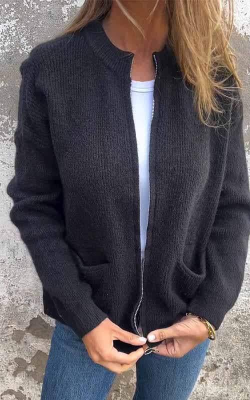 Chaqueta de punto cómoda