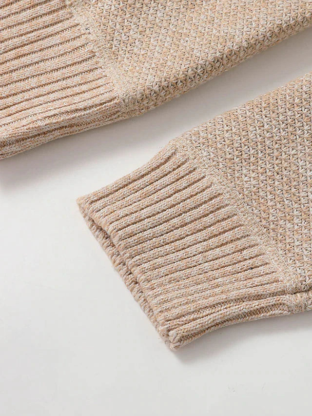 Chaqueta de punto con cremallera para hombre