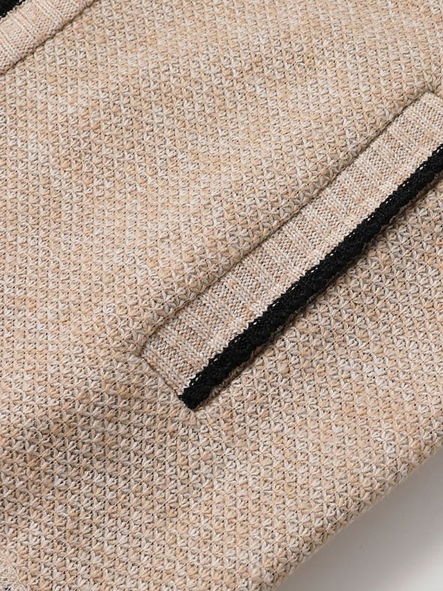 Chaqueta de punto con cremallera para hombre