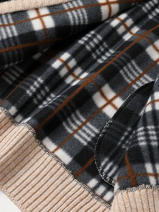 Chaqueta de punto con cremallera para hombre