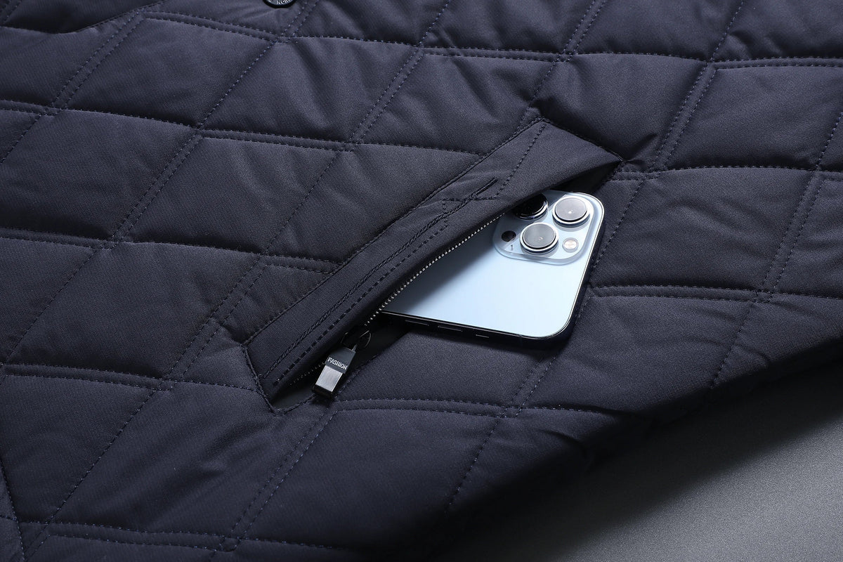 Chaqueta elegante e impermeable para hombre