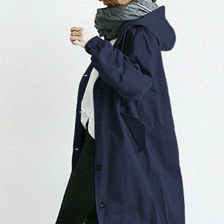 Chaqueta impermeable con capucha