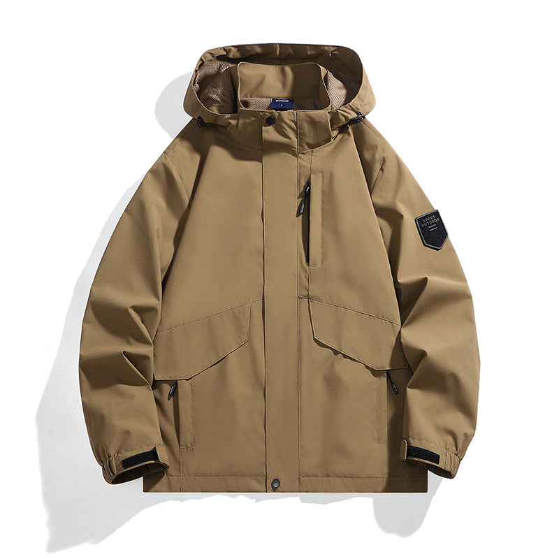 Chaqueta impermeable de exterior para hombre