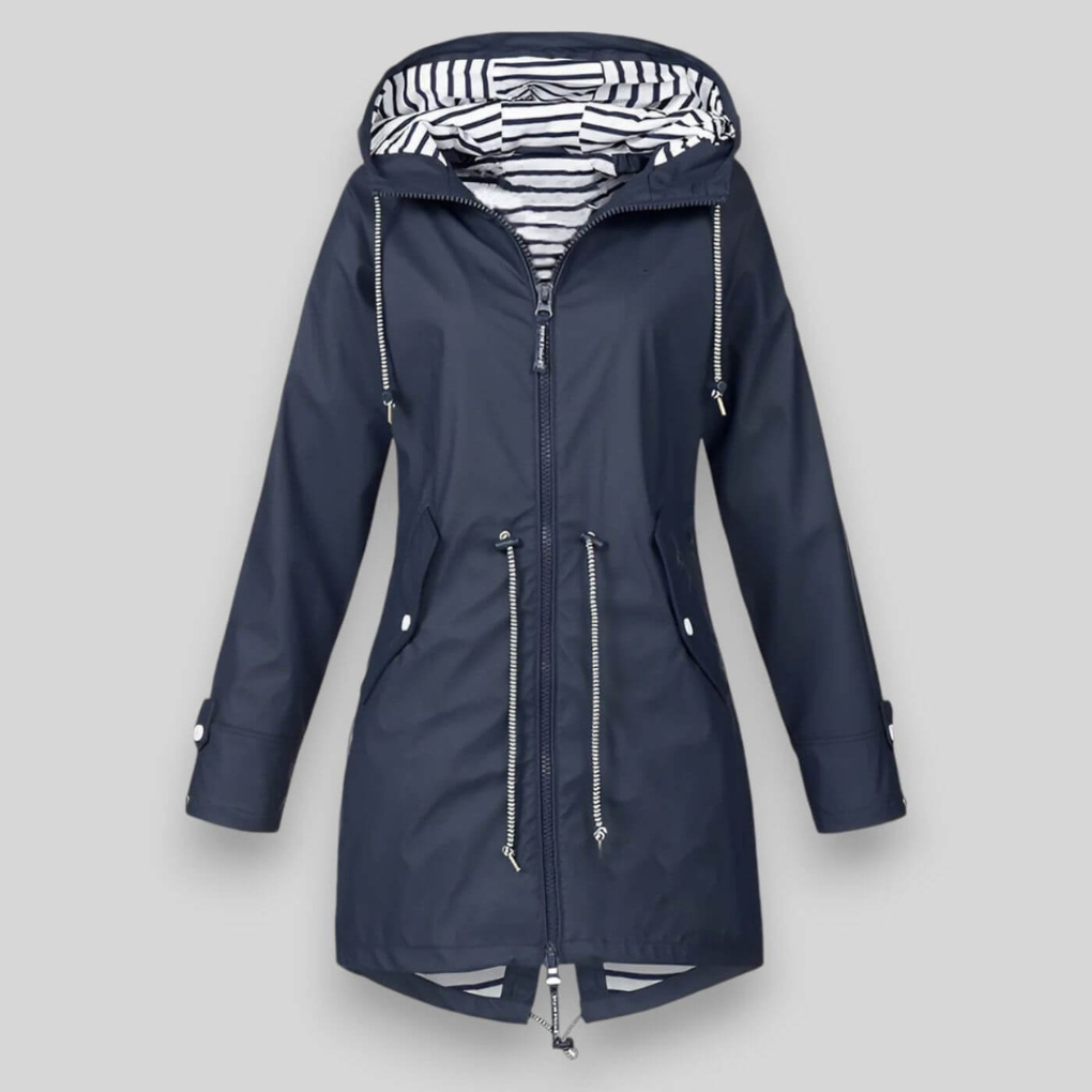 Chaqueta impermeable elegante para mujer