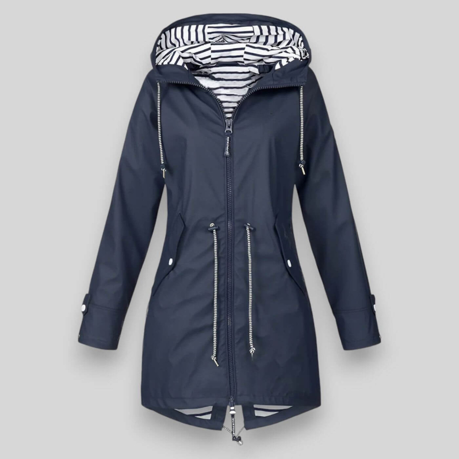 Chaqueta impermeable elegante para mujer