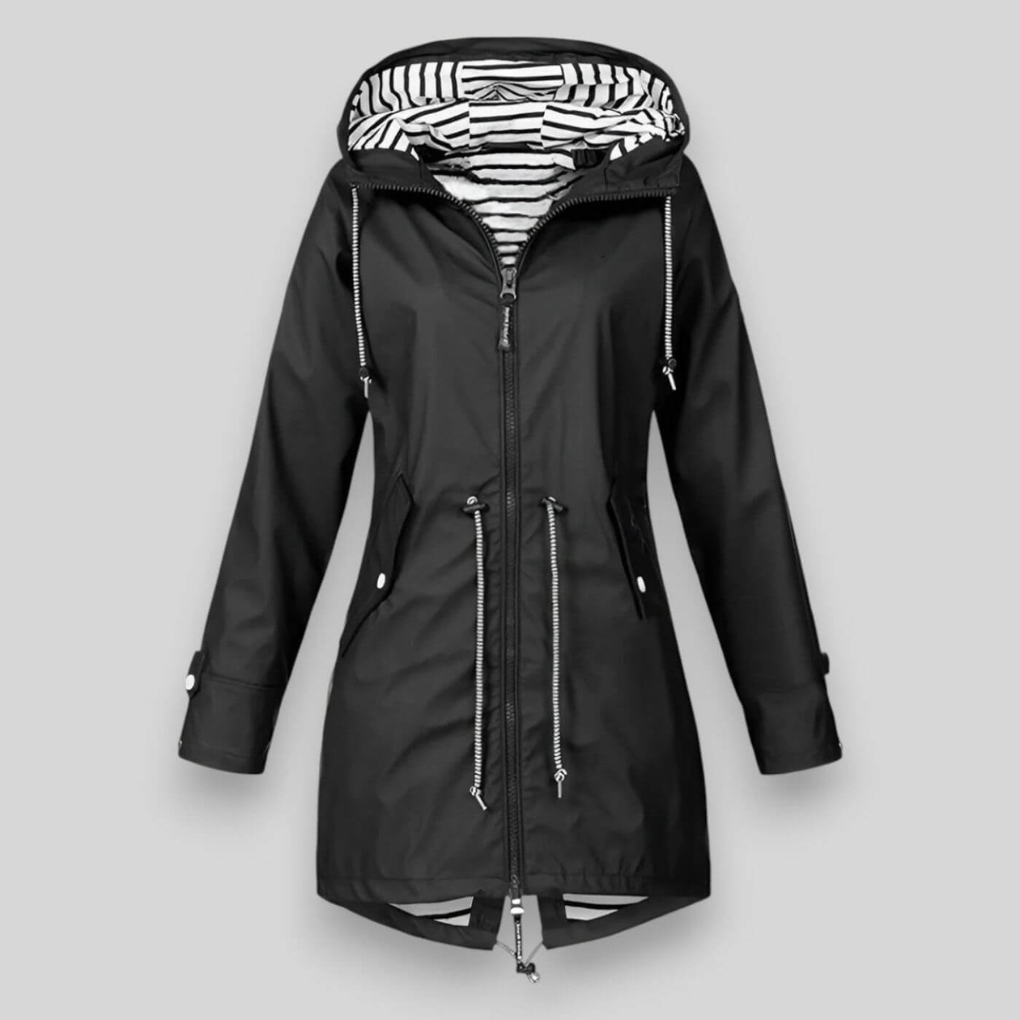 Chaqueta impermeable elegante para mujer
