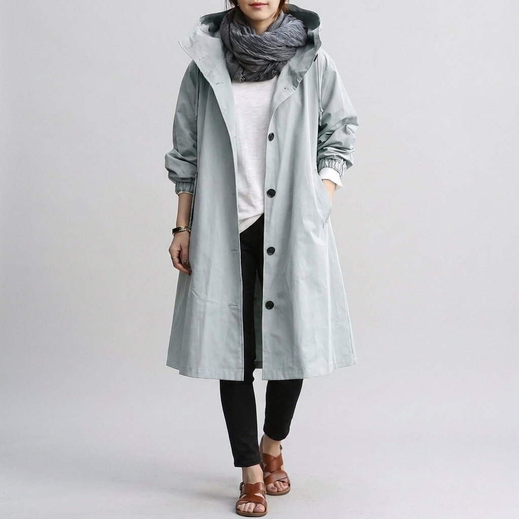 Chaqueta impermeable para mujer – Ropa de lluvia moderna para días lluviosos