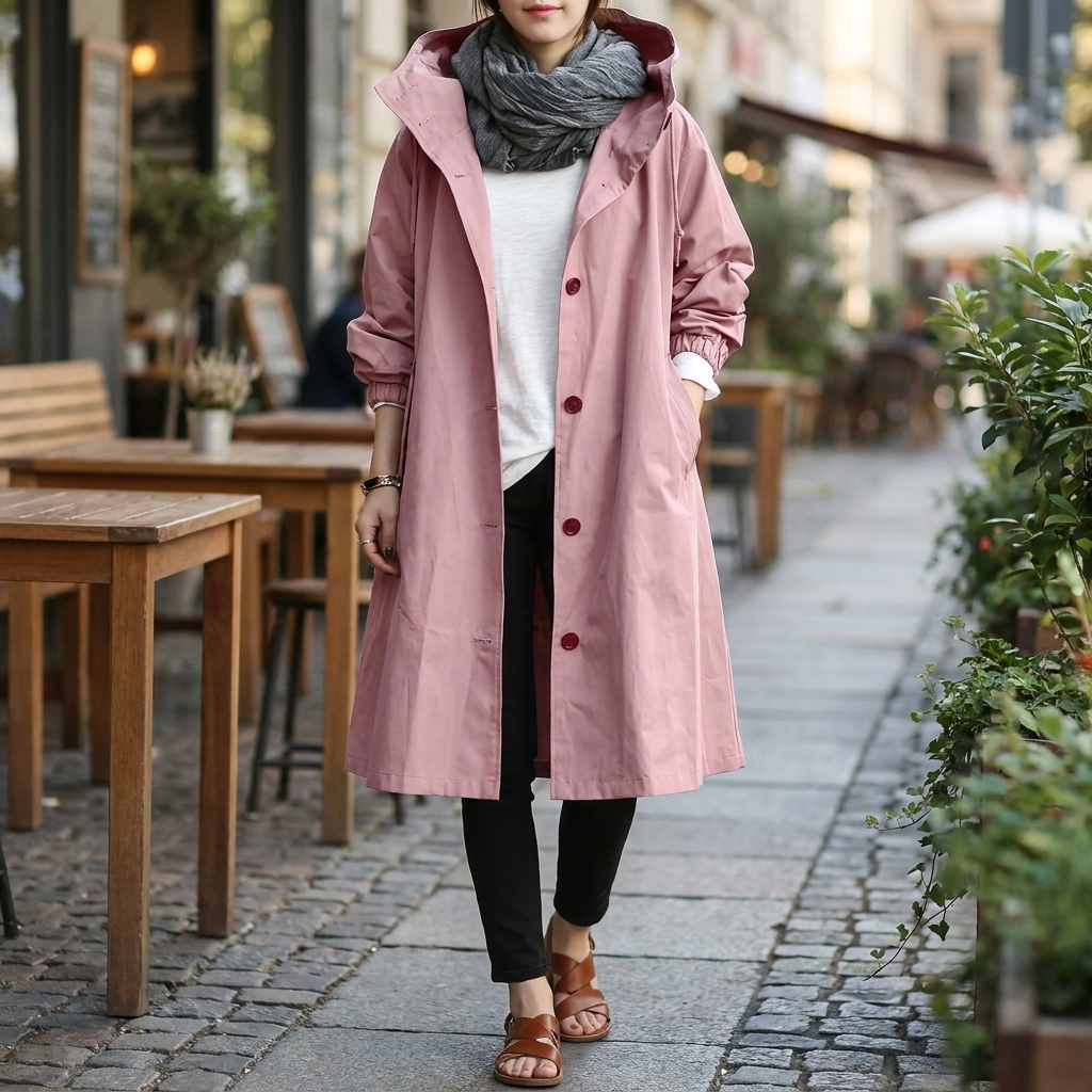 Chaqueta impermeable para mujer – Ropa de lluvia moderna para días lluviosos