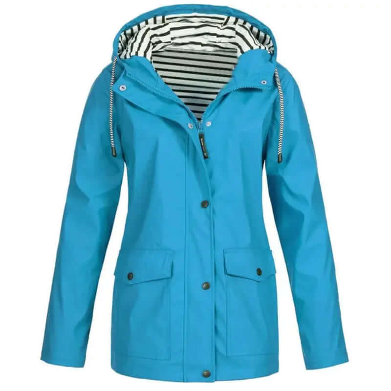Chaqueta impermeable y cortavientos para mujer