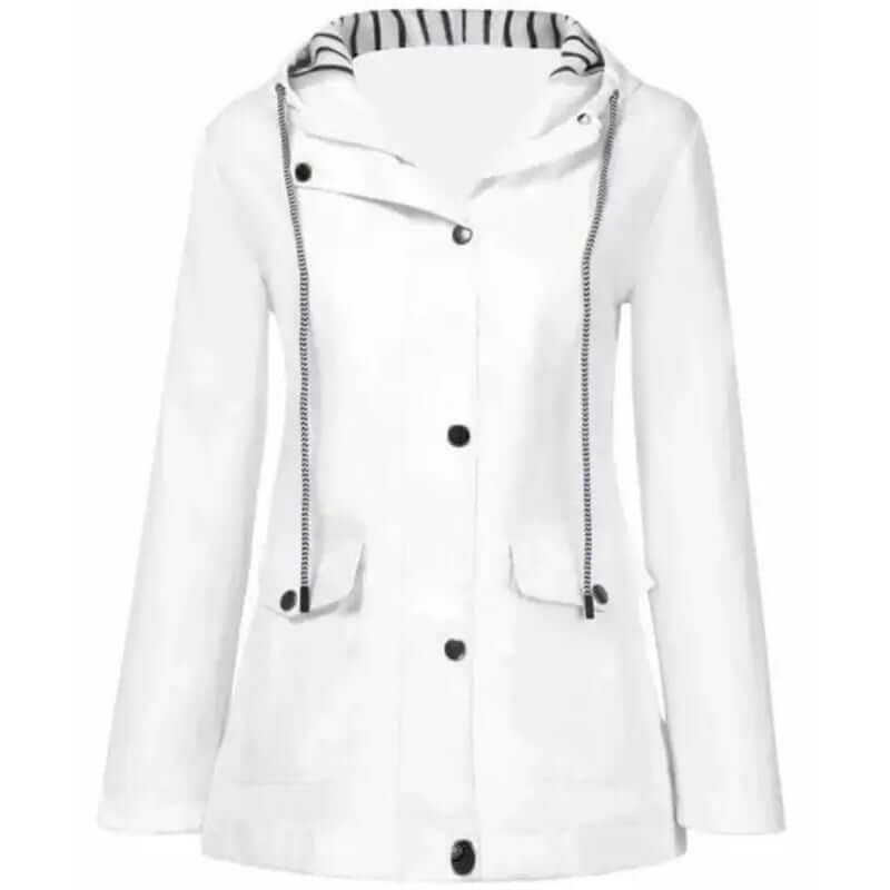 Chaqueta impermeable y cortavientos para mujer
