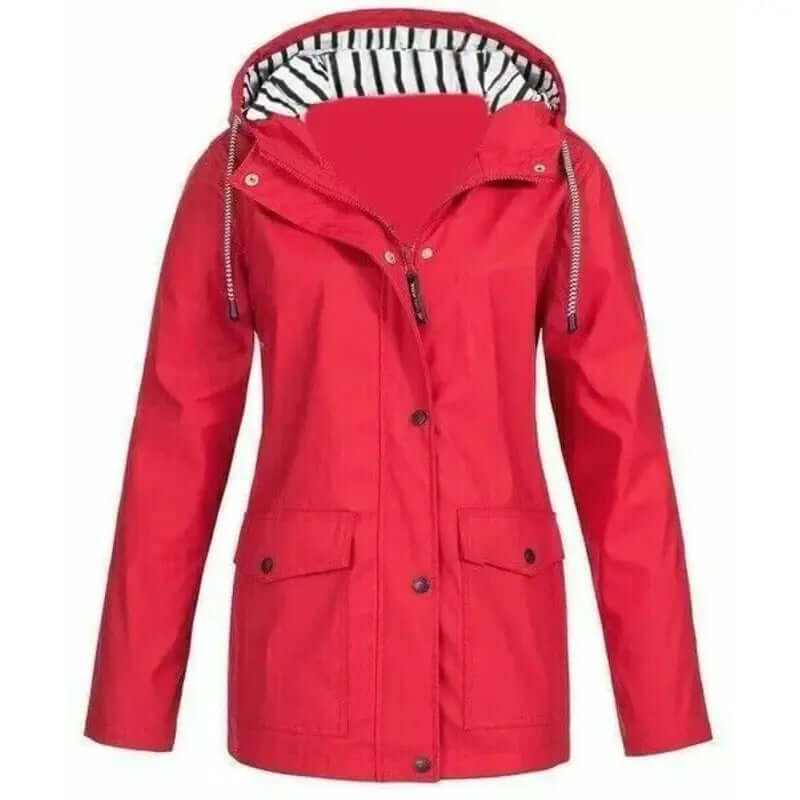 Chaqueta impermeable y cortavientos para mujer