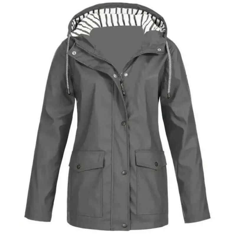 Chaqueta impermeable y cortavientos para mujer