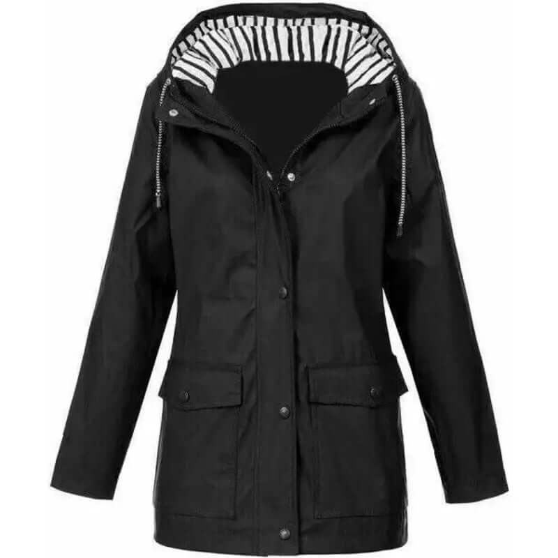 Chaqueta impermeable y cortavientos para mujer