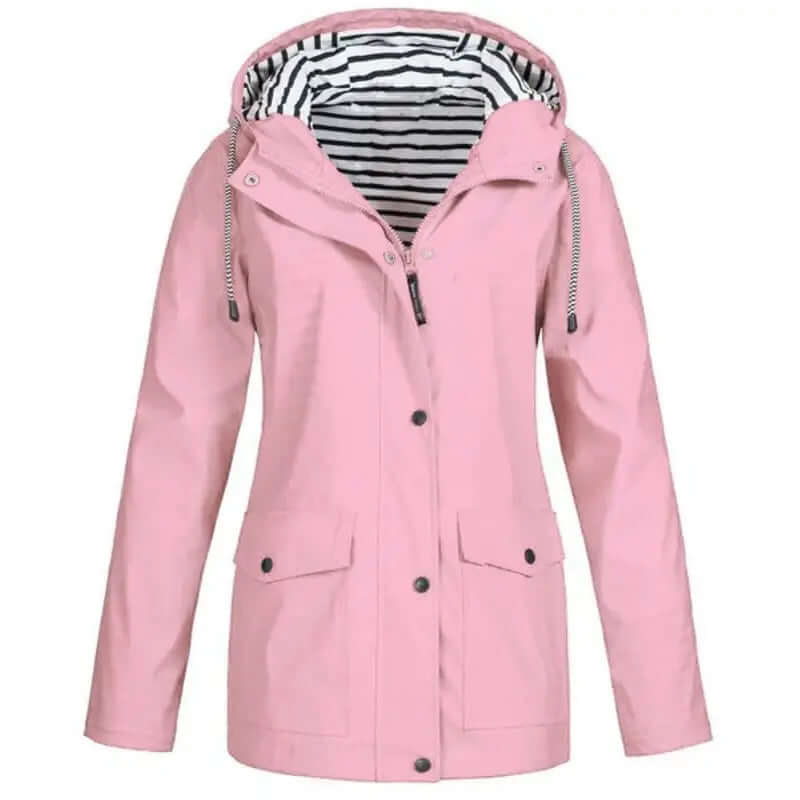 Chaqueta impermeable y cortavientos para mujer