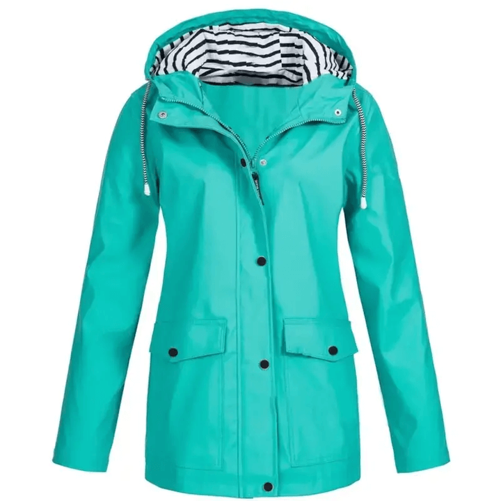 Chaqueta impermeable y cortavientos para mujer