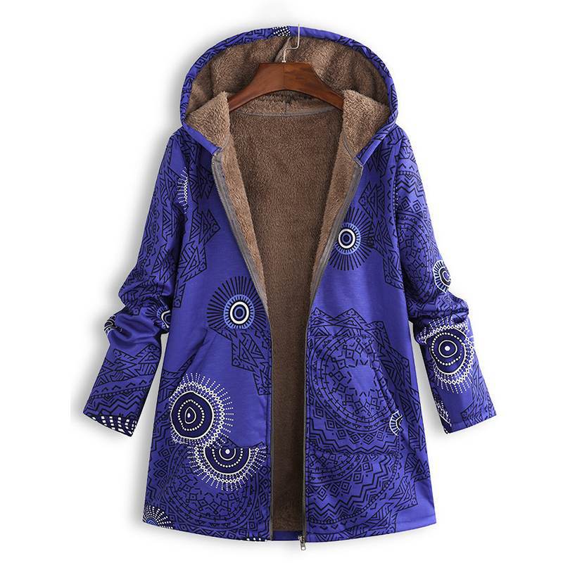 Chaqueta larga de primavera para mujer con capucha y bolsillos delanteros