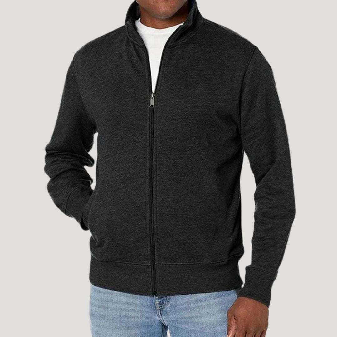 Chaqueta ligera casual de primavera con cremallera para hombre