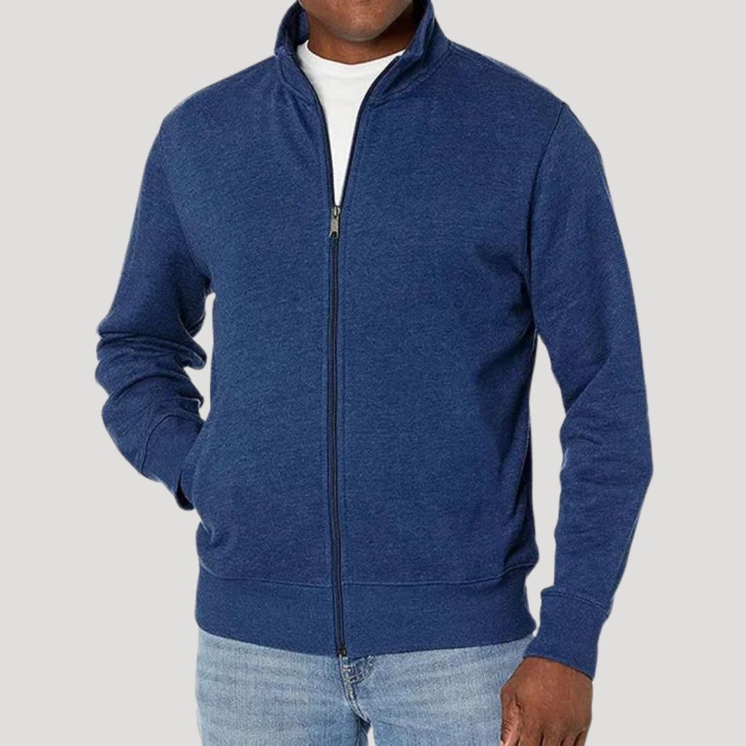 Chaqueta ligera casual de primavera con cremallera para hombre