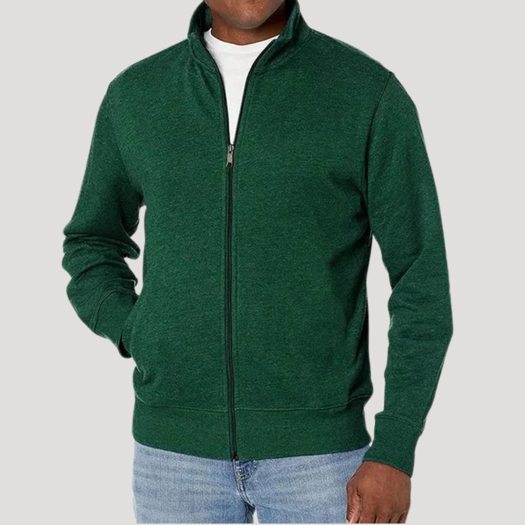 Chaqueta ligera casual de primavera con cremallera para hombre