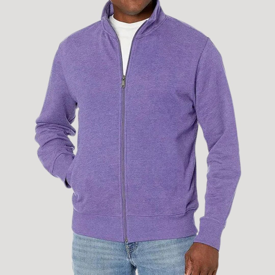 Chaqueta ligera casual de primavera con cremallera para hombre