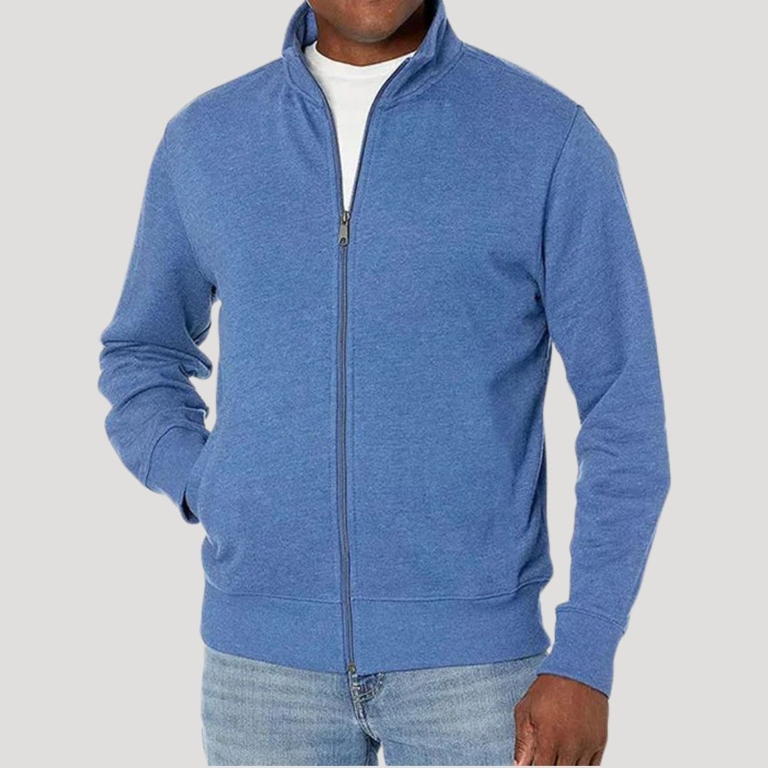 Chaqueta ligera casual de primavera con cremallera para hombre