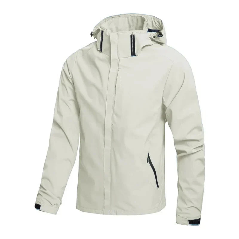 Chaqueta ligera con capucha para hombre