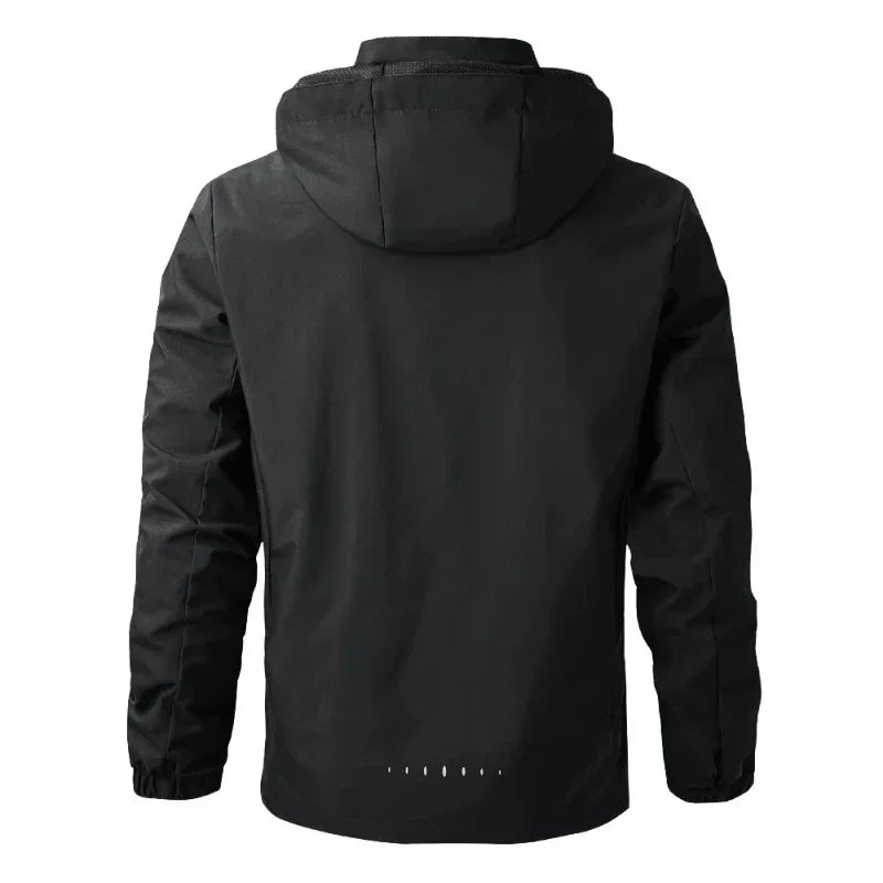 Chaqueta ligera con capucha para hombre