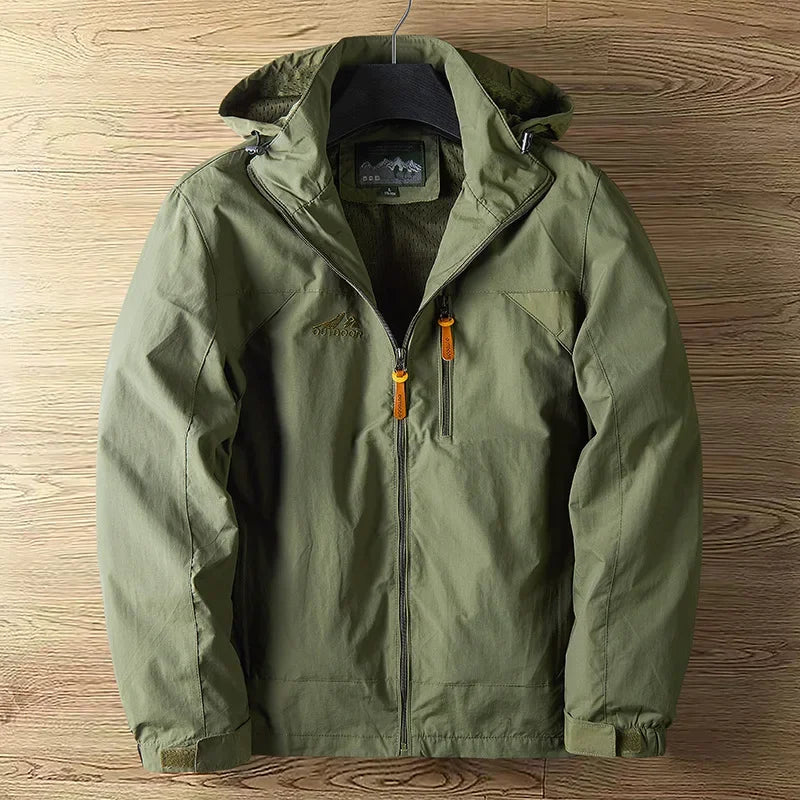 Chaqueta outdoor impermeable y transpirable para hombre