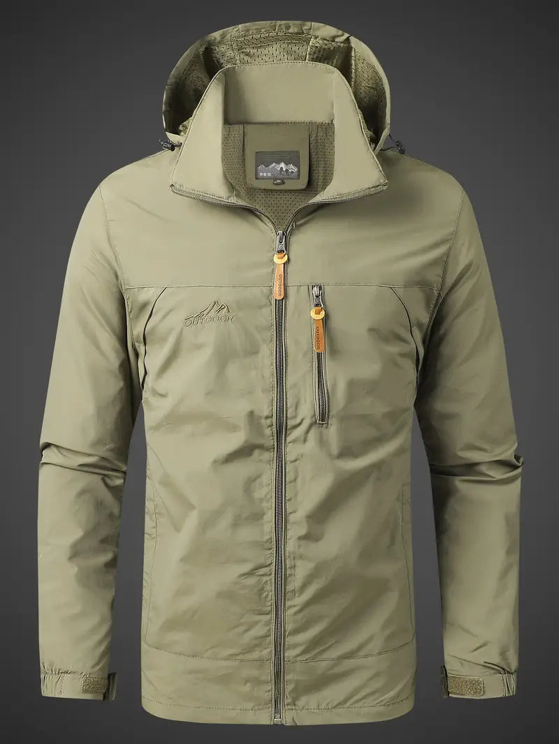 Chaqueta outdoor para hombre impermeable y cortavientos para todo tipo de actividades